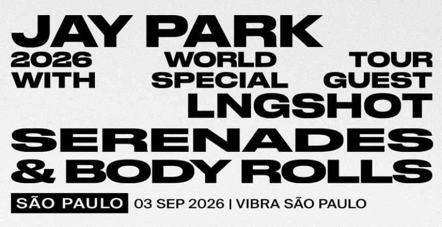 </think>

Jay Park em show no World Tour com LNGSHOT em São Paulo.