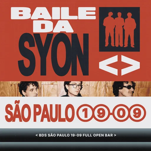 Baile da Syon em São Paulo, com multidão dançando e luzes coloridas no evento noturno.