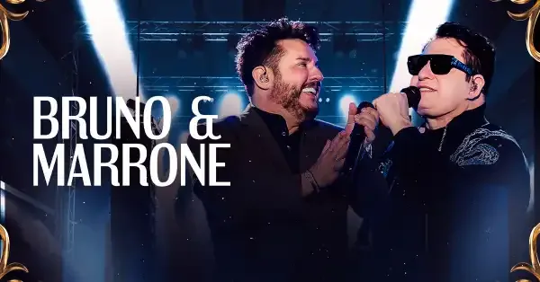 Bruno & Marrone performing on stage in São Paulo.