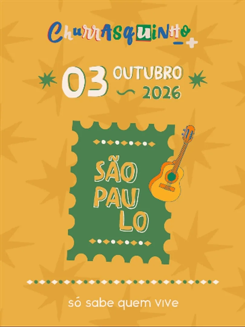 Fachada do restaurante Churrasquinho Menos é Mais em São Paulo, com placa iluminada e entrada visível.