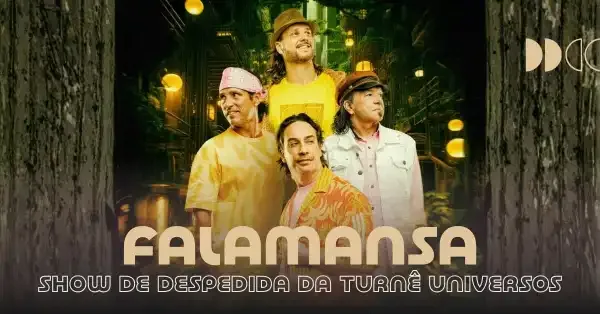 Falamansa em show de despedida da turnê Universos em São Paulo.