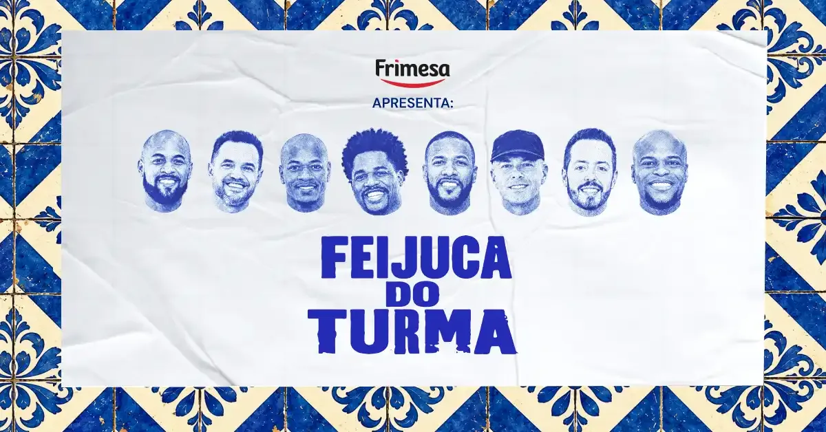 Foto de um prato de feijoada servido em um evento de Feijuca do Turma, com o grupo Turma do Pagode em São Paulo.