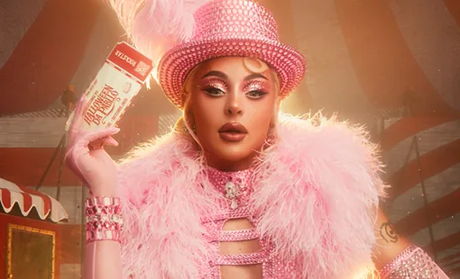 Pabllo Vittar celebra o Halloween em São Paulo.