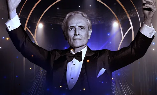 José Carreras durante show do Farewell Tour em São Paulo.