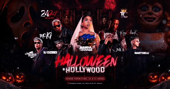Cartaz do evento Matine The Choice – Halloween em São Paulo.