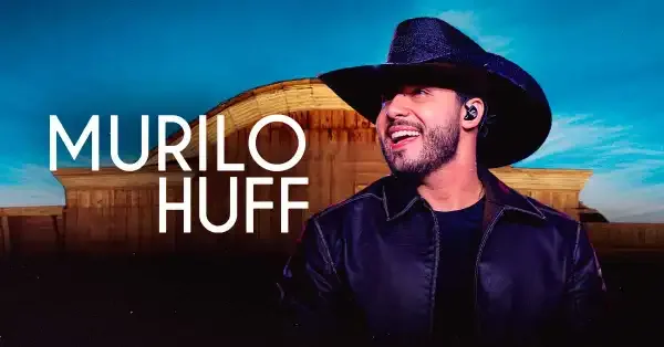 Cartaz do show de Murilo Huff no Villa Country, em São Paulo.