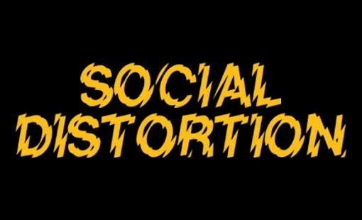 A banda Social Distortion em show em São Paulo.