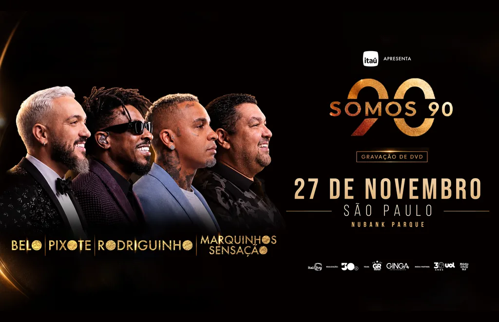 Logo da ONG Somos 90 em São Paulo.