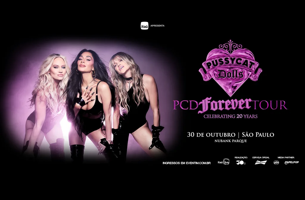 The Pussycat Dolls em show no Brasil.