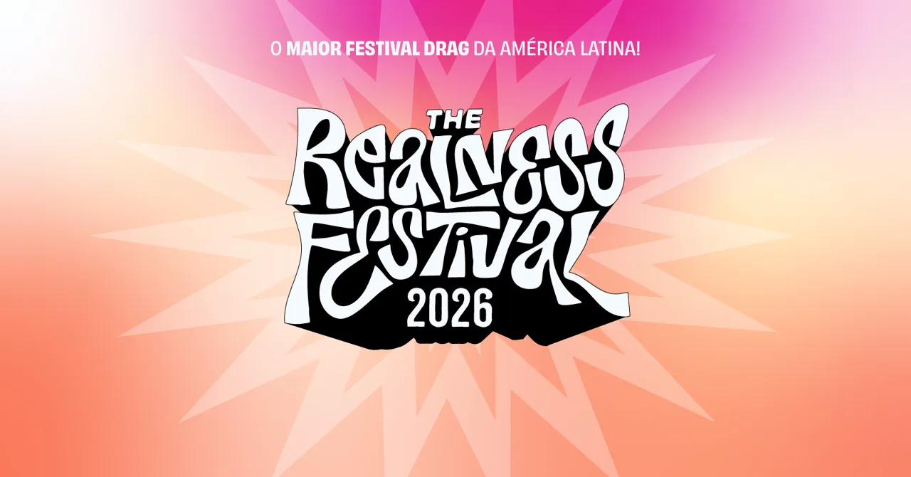Cartaz do The Realness Festival 2026, no Vibra, em São Paulo.